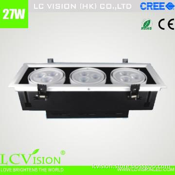 LED lighting/27W CREE LED Down light / Dimming / Adjustable / 1350 lm